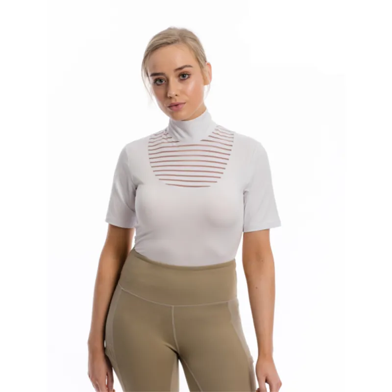 Horseware Lisa Technical Short Sleeve Competition Shirt - White